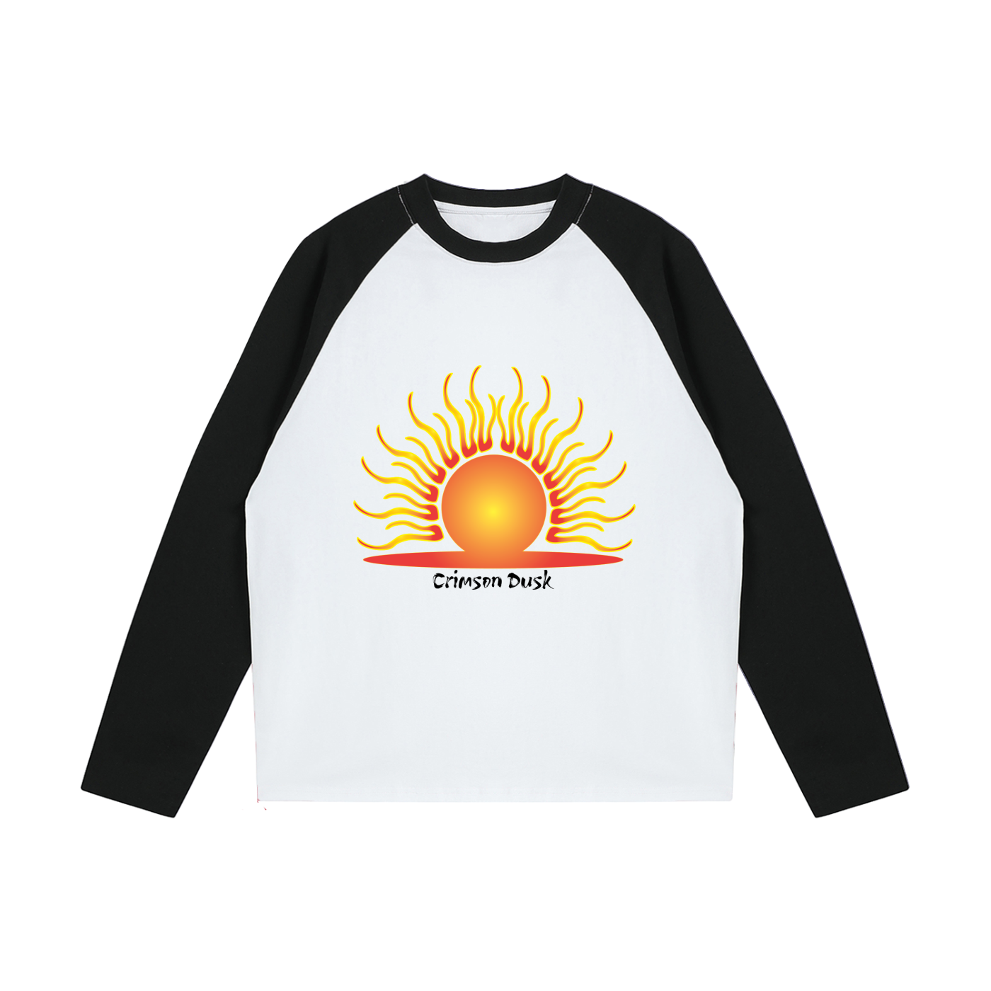 Color-Blocked Raglan Long-Sleeve T-Shirt