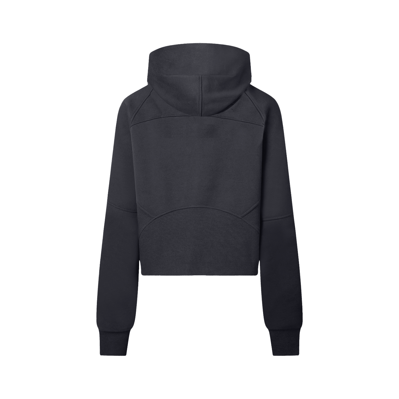 Anime eyes - Cropped Half-Zip Hoodie