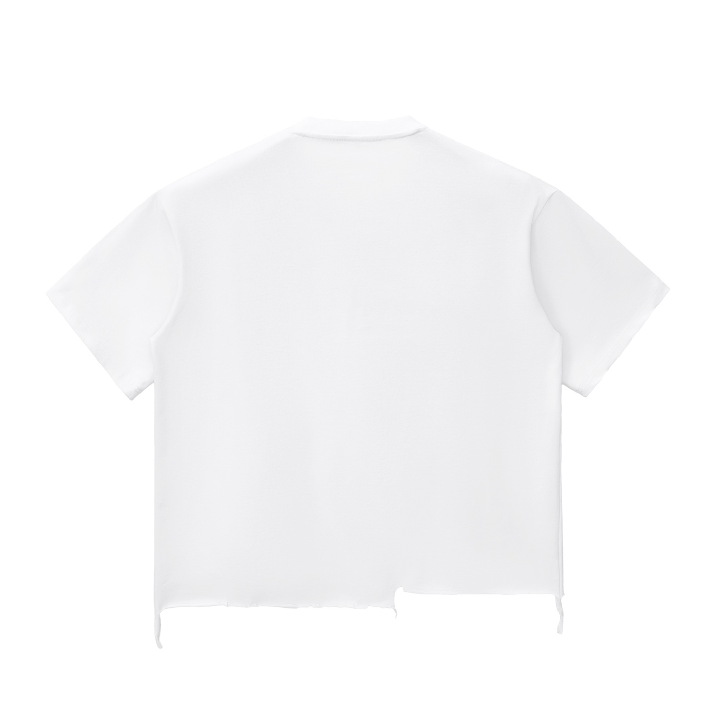 Anime Eyes Snow Wash Raw-Hem Boxy T-shirt