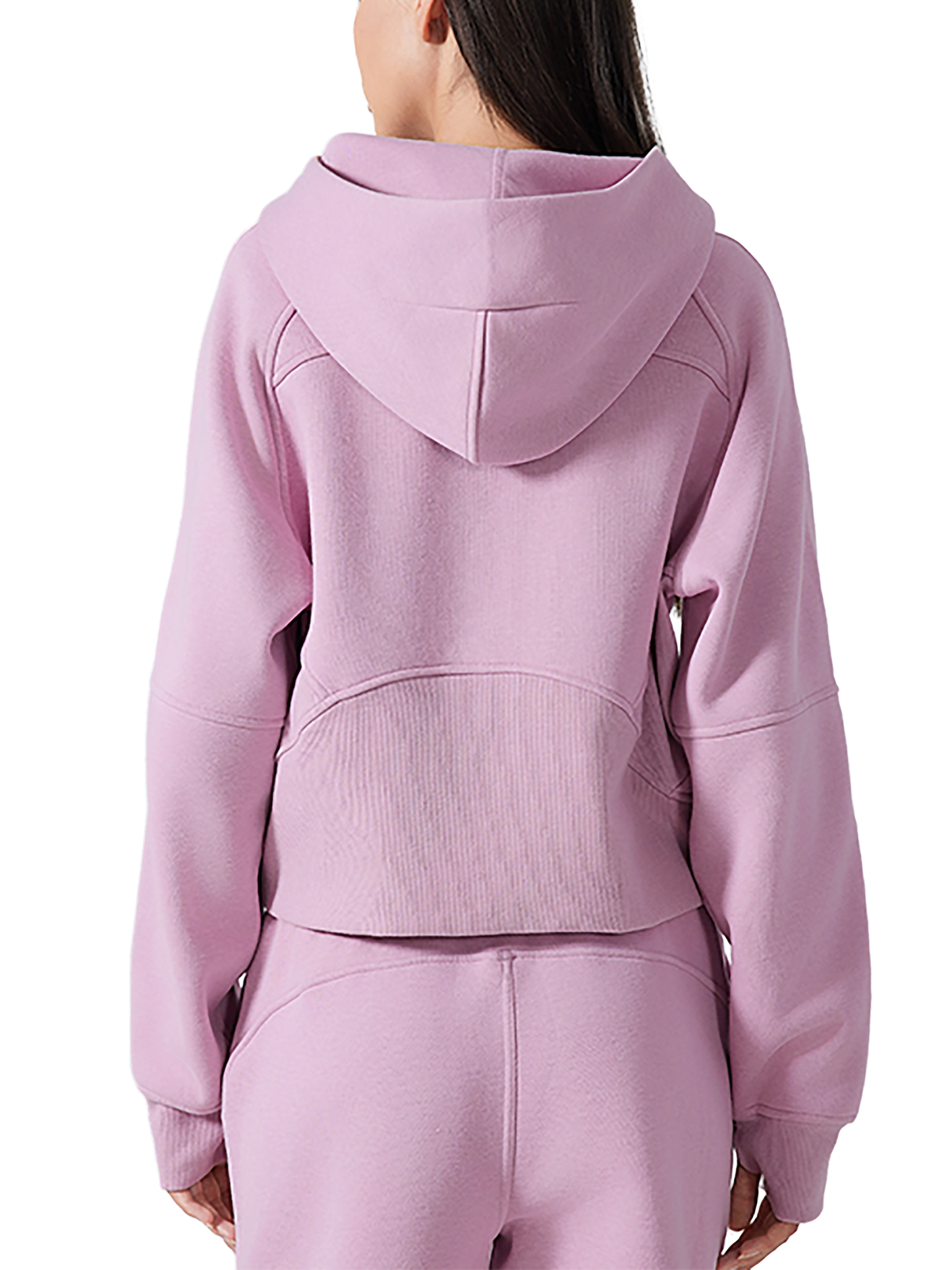 Anime eyes - Cropped Half-Zip Hoodie